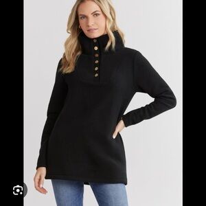 Dudley Stephens Long Wharf Turtleneck in Vello Fleece